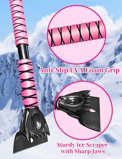 Foto 5 | Snow Brush Heeya Para Suv Con Rascador De Hielo 112 Cm Color Rosa - Venta Internacional.