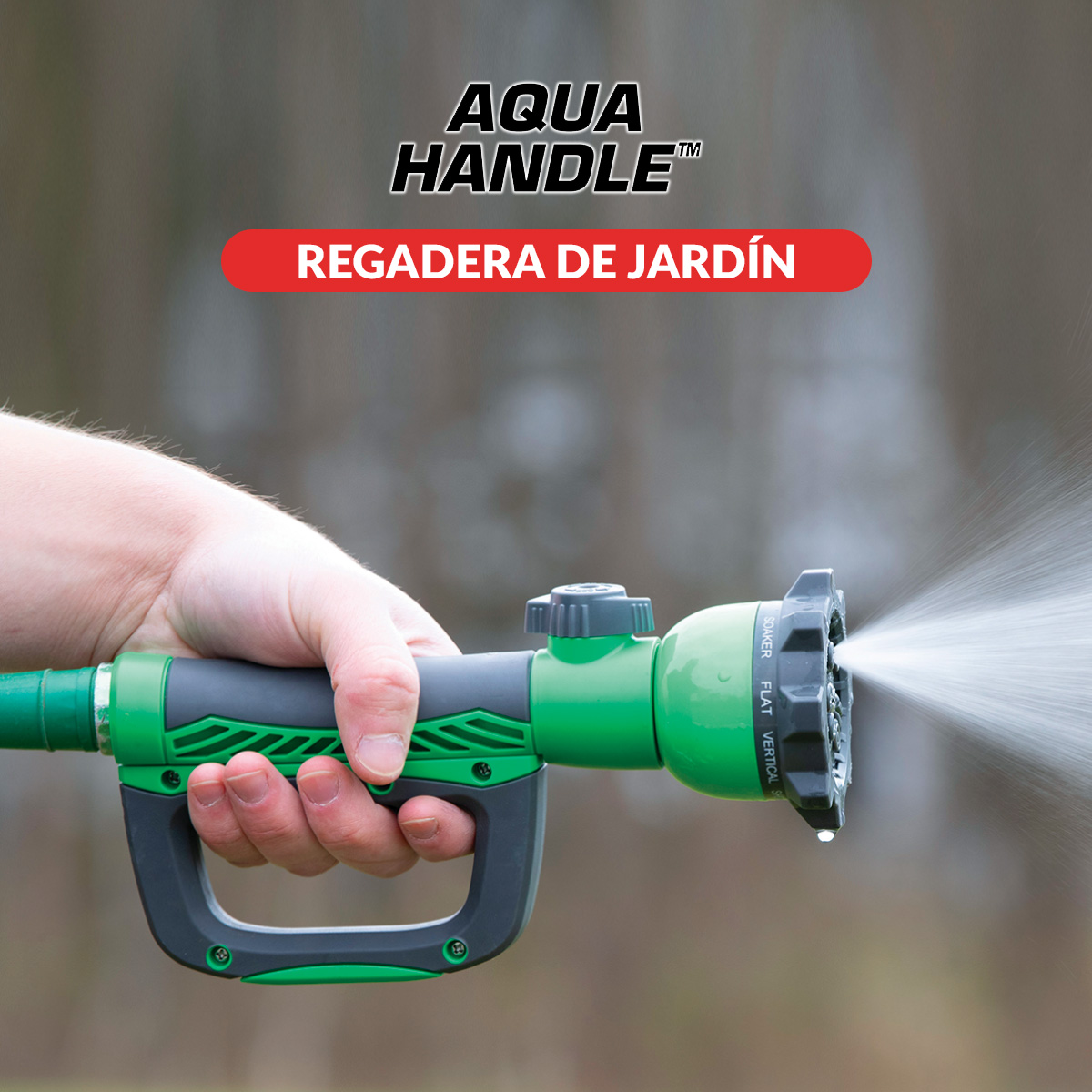 Foto 5 | Manguera Expandible 7m y Agarradera Tv Ofertas Pocket Hose Y Aqua Handle Color Negro Duo Jardín Con 6 Niveles de Int