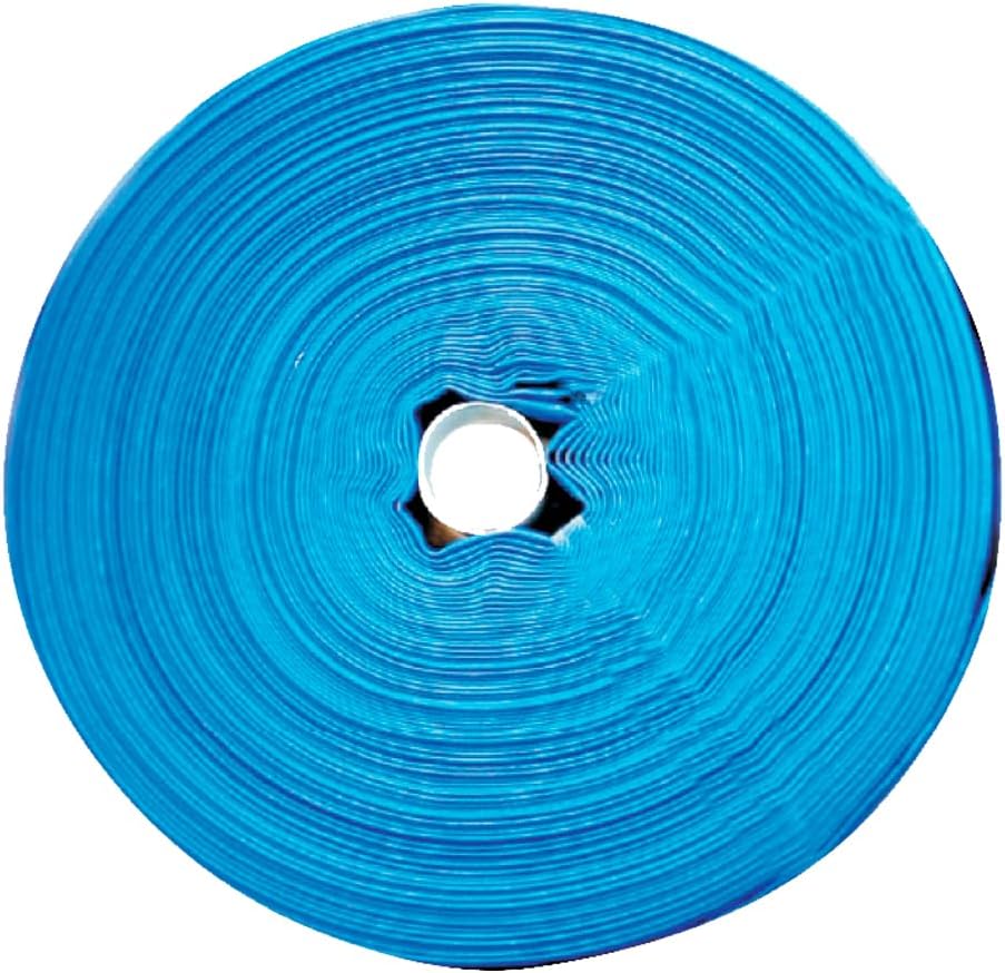 Manguera Plana Gimex de Pvc Azul Diametro 6" 100 M