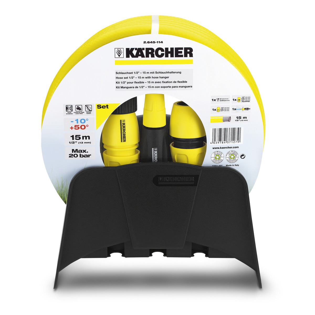 Foto 2 | Kit de Riego Manguera de 15 m Base y Conectores Karcher