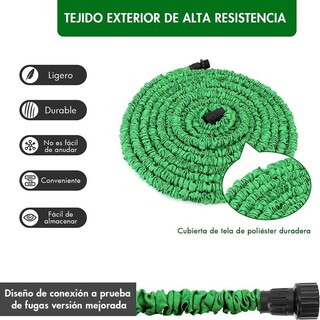 Foto 5 | Manguera Expansible Fumetax Con Pistola 15m Sw-99001008