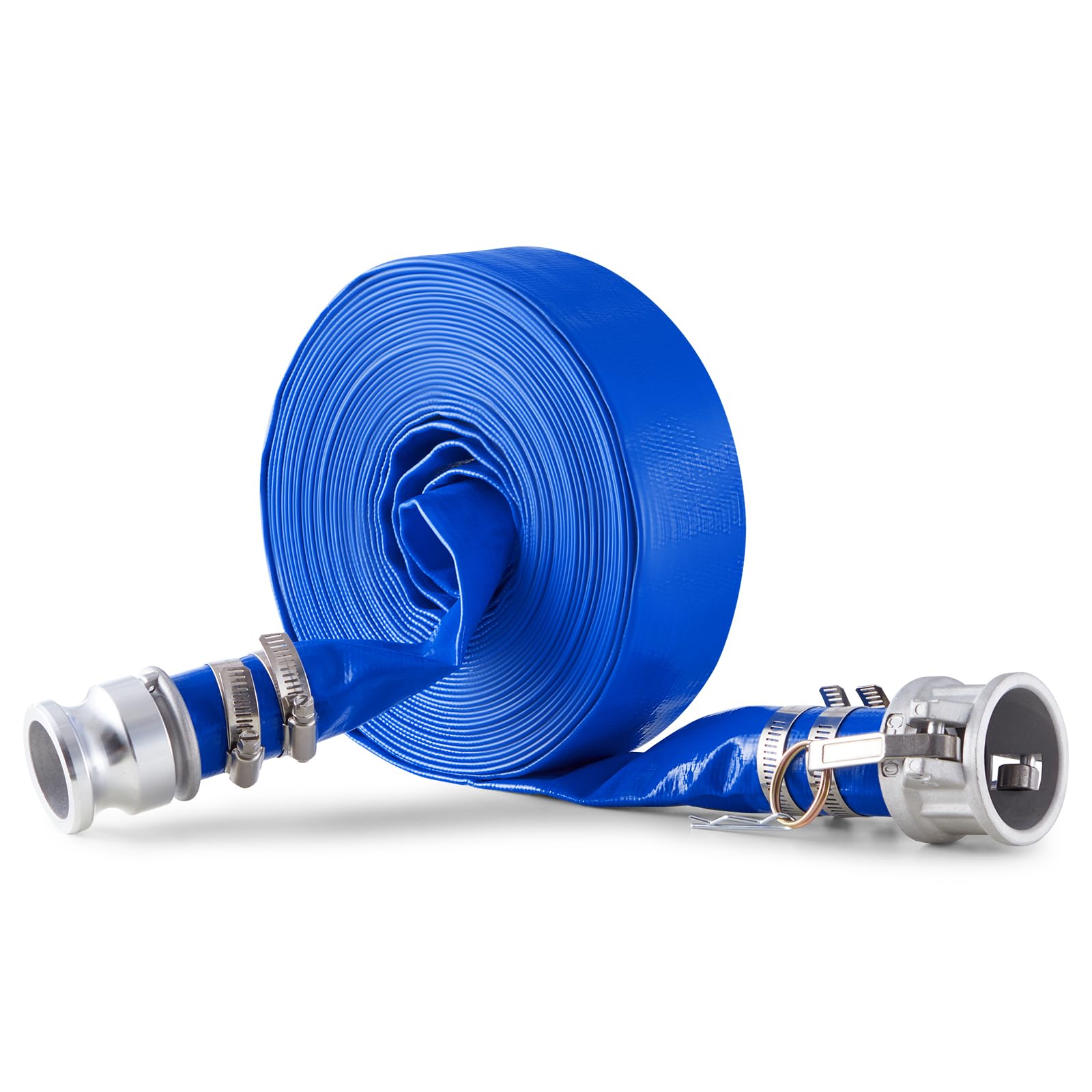 Manguera De Retrolavado Vevor De 1,5 Cm X 15 M De Pvc Azul Con Abrazaderas Y Accesorios - Venta Internacional.