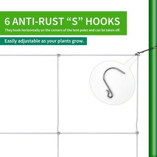 Foto 3 | Trellis Netting Simple Deluxe Elastic, 1,2 X 1,2 M, Paquete De 2 Unidades, Color Blanco - Venta Internacional.