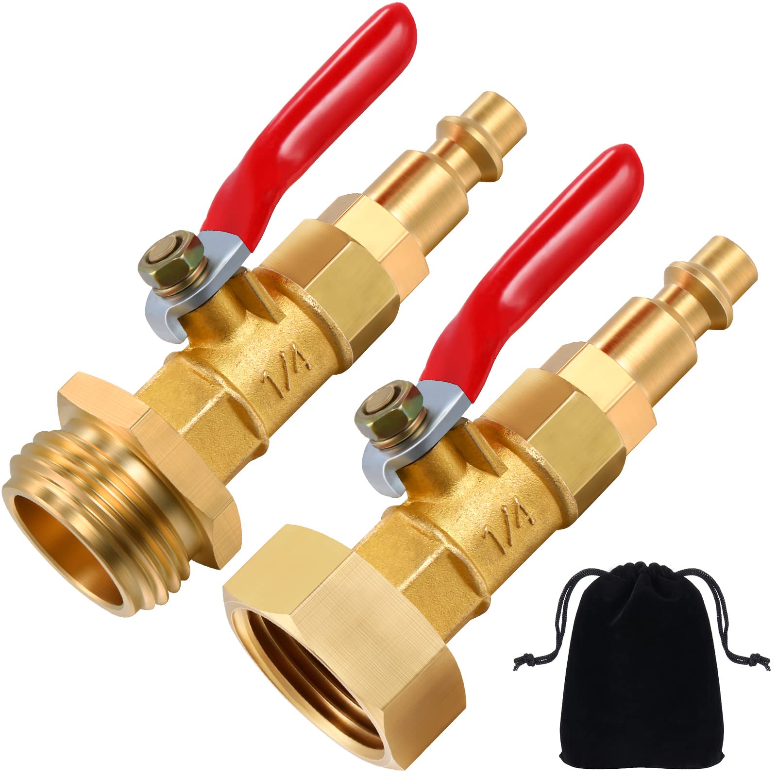 Adaptador Winterize Blowout Hotop Brass Con 1/4 Pulgadas Macho X 3/4 Pulgadas Ght - Venta Internacional.