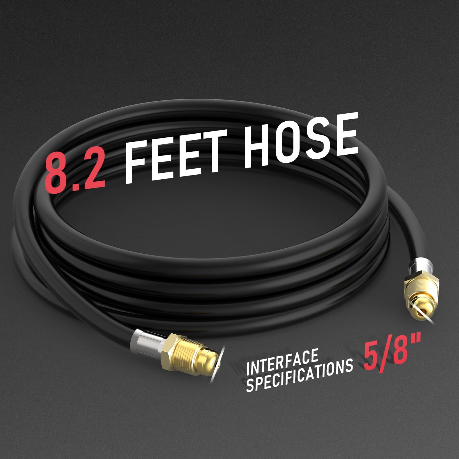 Foto 3 pulgar | Manguera De Soldadura De Gas Inerte Yeswelder De 2,5 M Con Conectores 5/8 Unf-18rh - Venta Internacional.