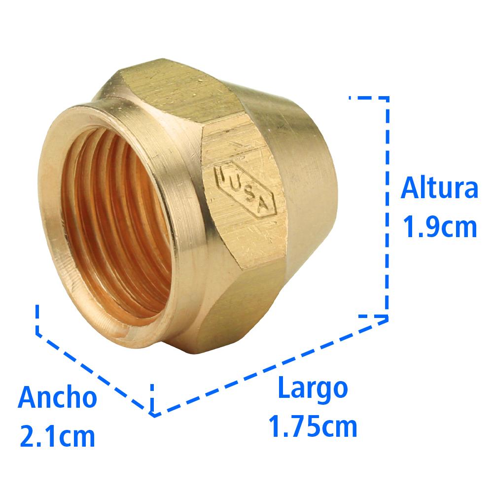 Foto 6 | Tuerca Cónica Reducida 3/8” X 5/16” Iusa 10 Pzas