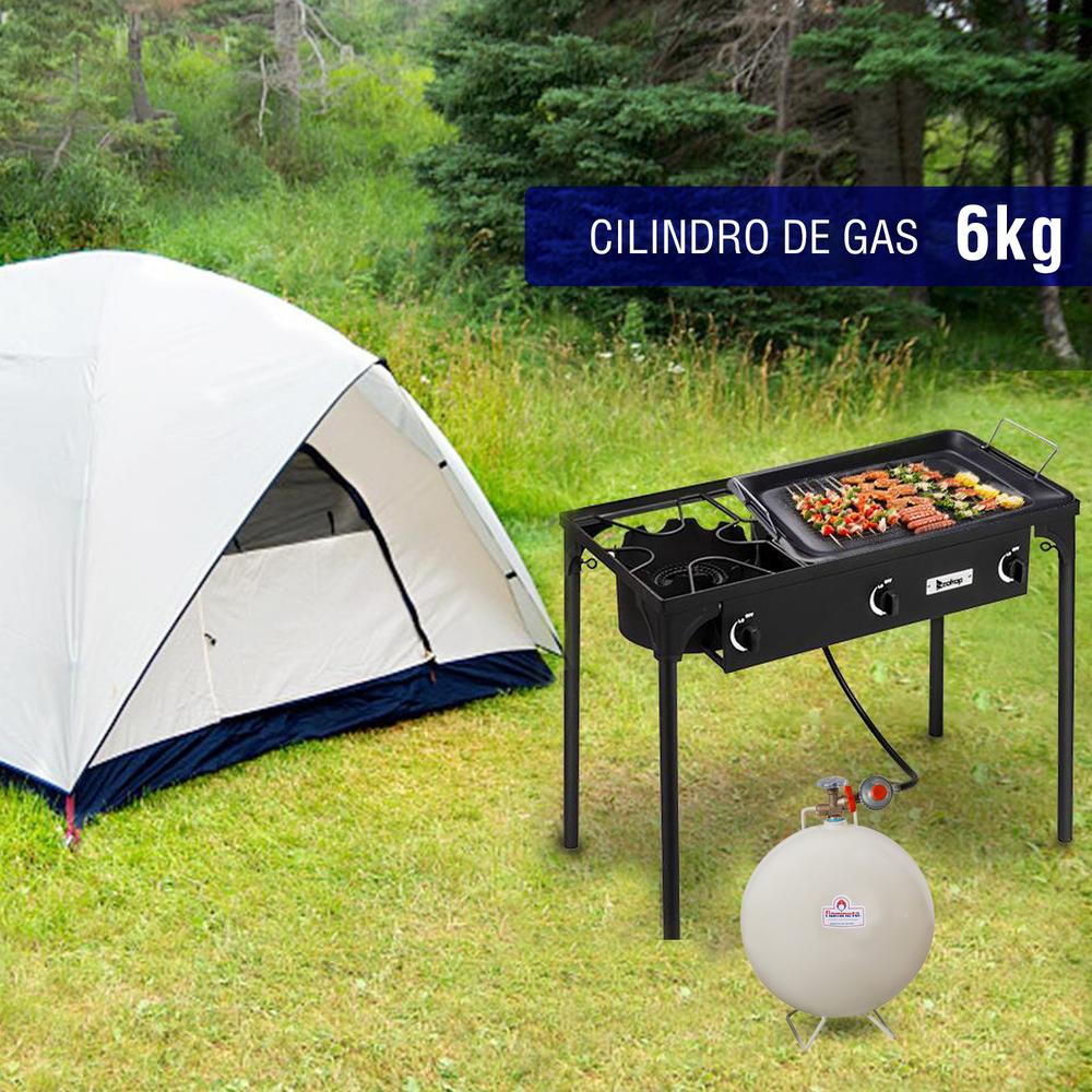 Foto 4 pulgar | Mini Cilindro Para Gas Lp 6kg Portátil  Flamineta Fl-tan-v0006