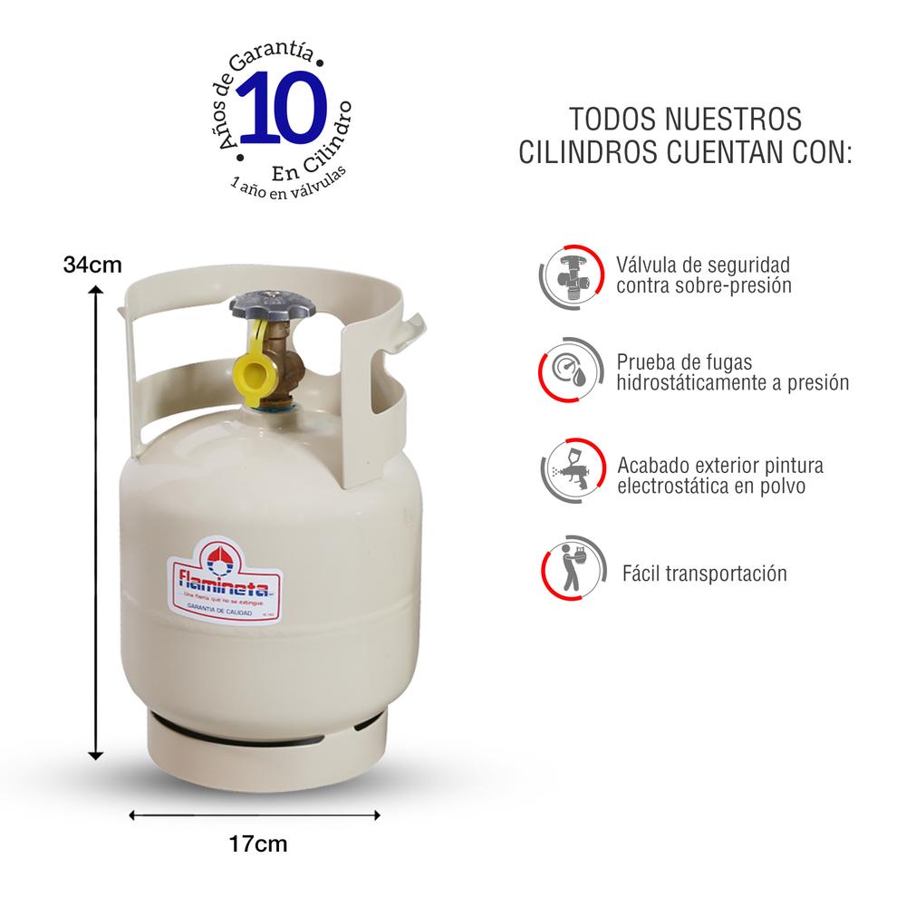 Foto 2 | Mini Cilindro para Gas Lp 2kg Flamineta Fl-tan-c0002