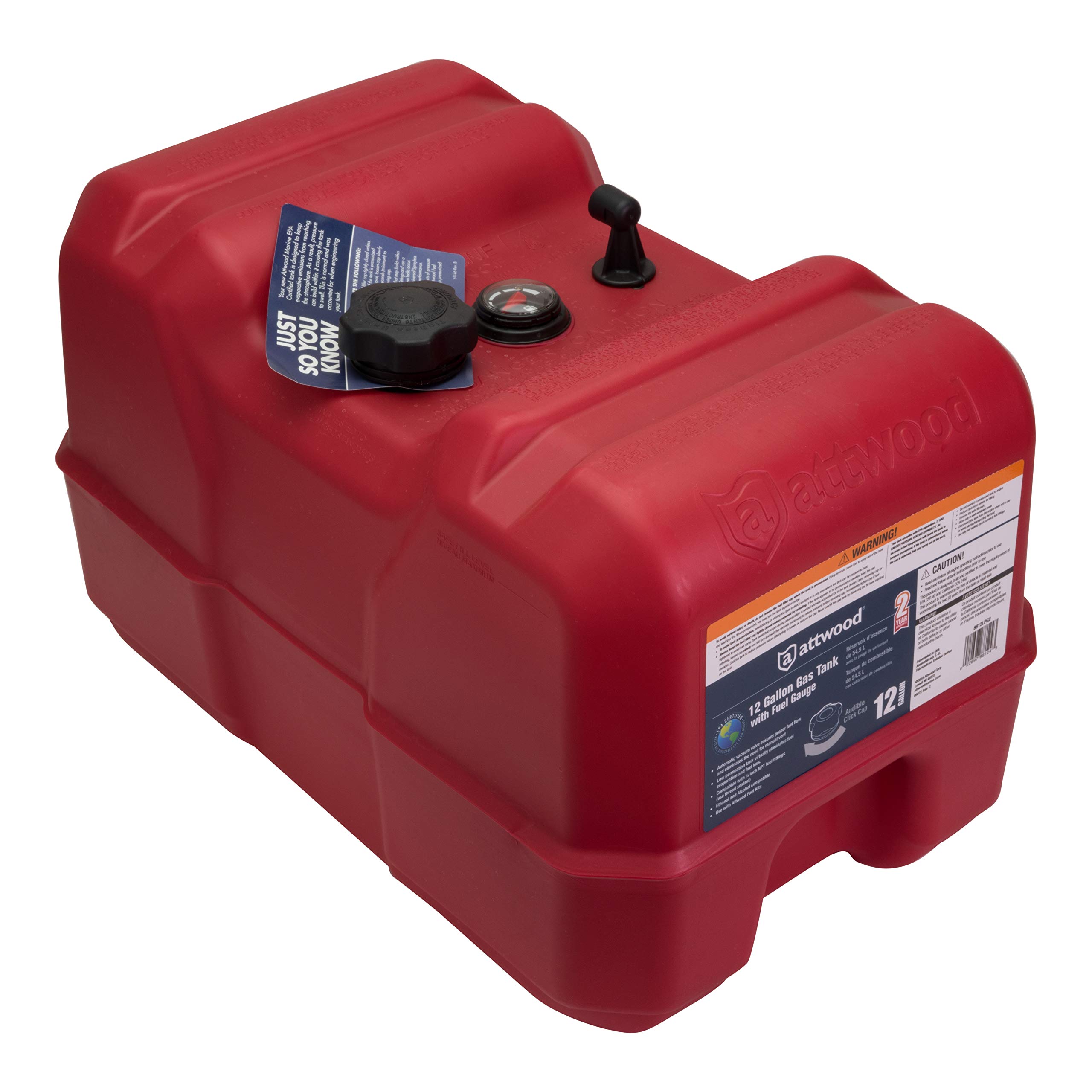 Foto 1 | Tanque De Combustible Portátil Attwood 8812lpg2 Certificado Por La Epa De 45,42 L - Venta Internacional.