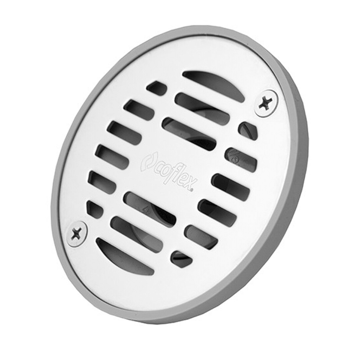 Coladera Piso Redonda Coflex Universal Con Rejilla Acero Inoxidable $1,008