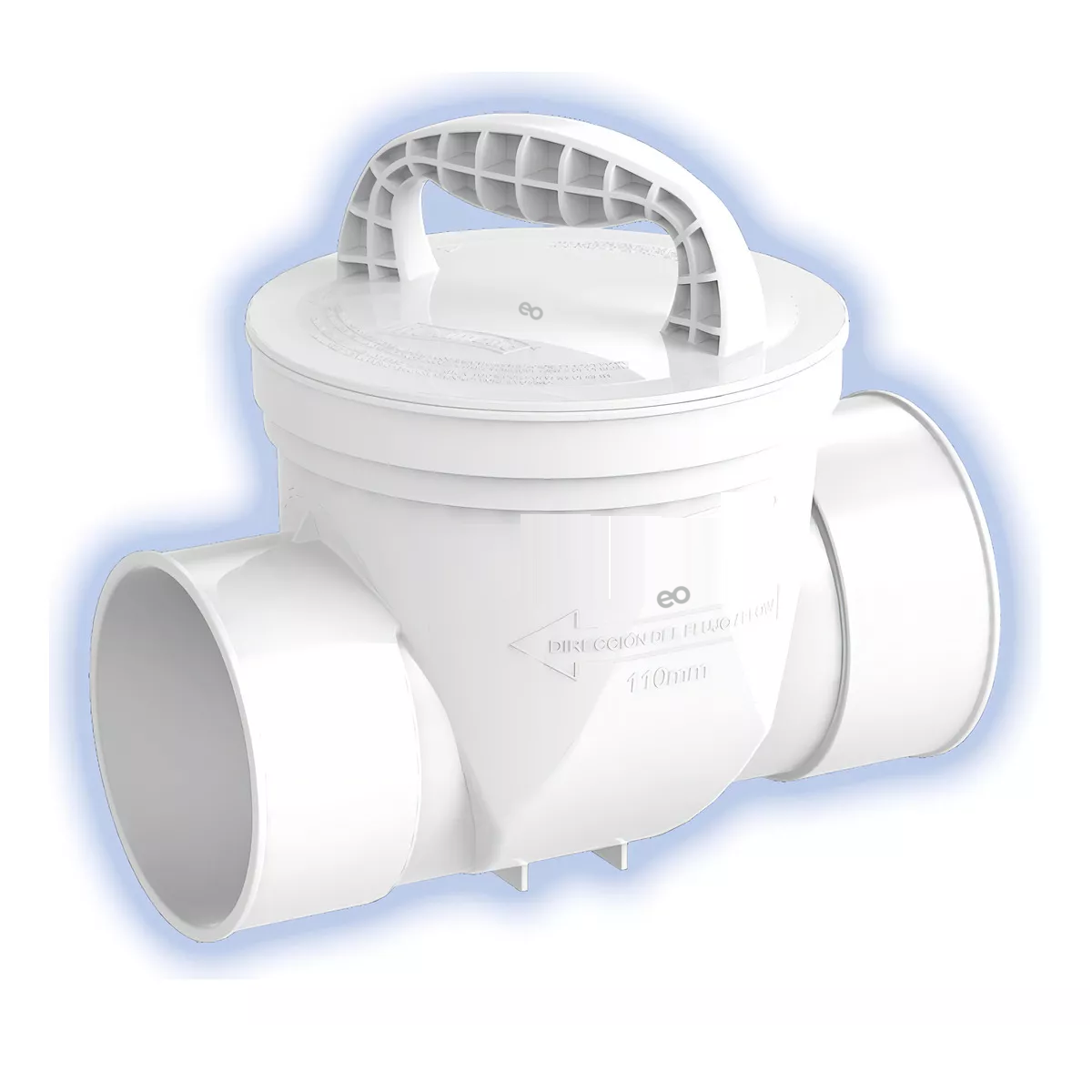 Foto 2 pulgar | Cople Anti-retorno Abs Tapa Un Asa Fácil Eo Safe Imports Esi-16358-1 Blanco