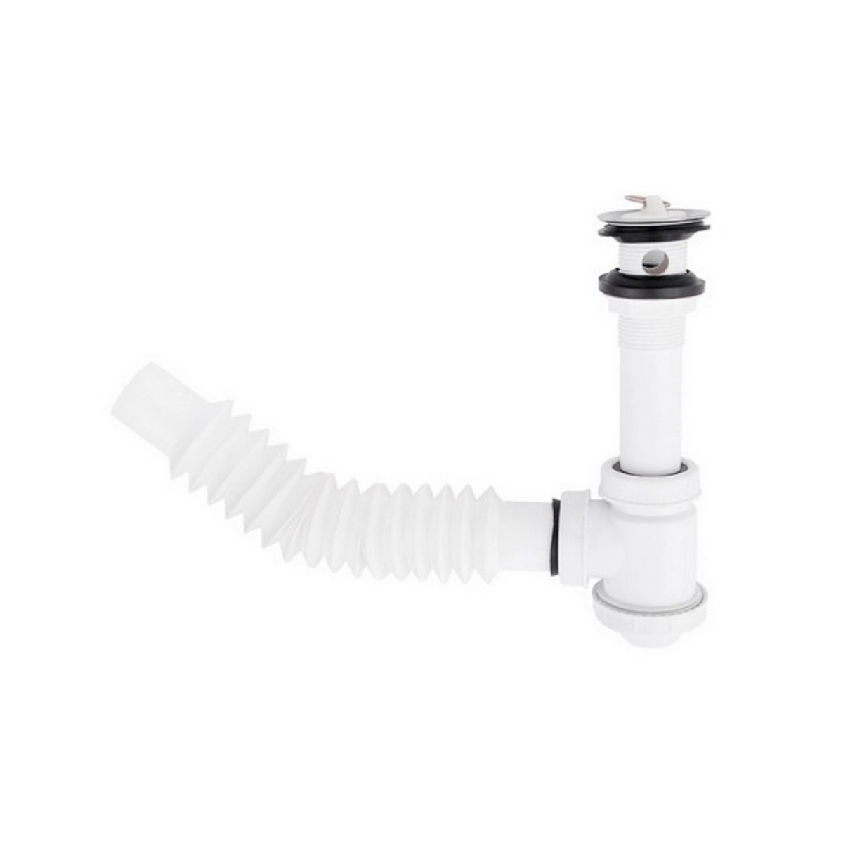 Cespol Flexible Bote Dica Chico Cubierta Cromo Lavabo