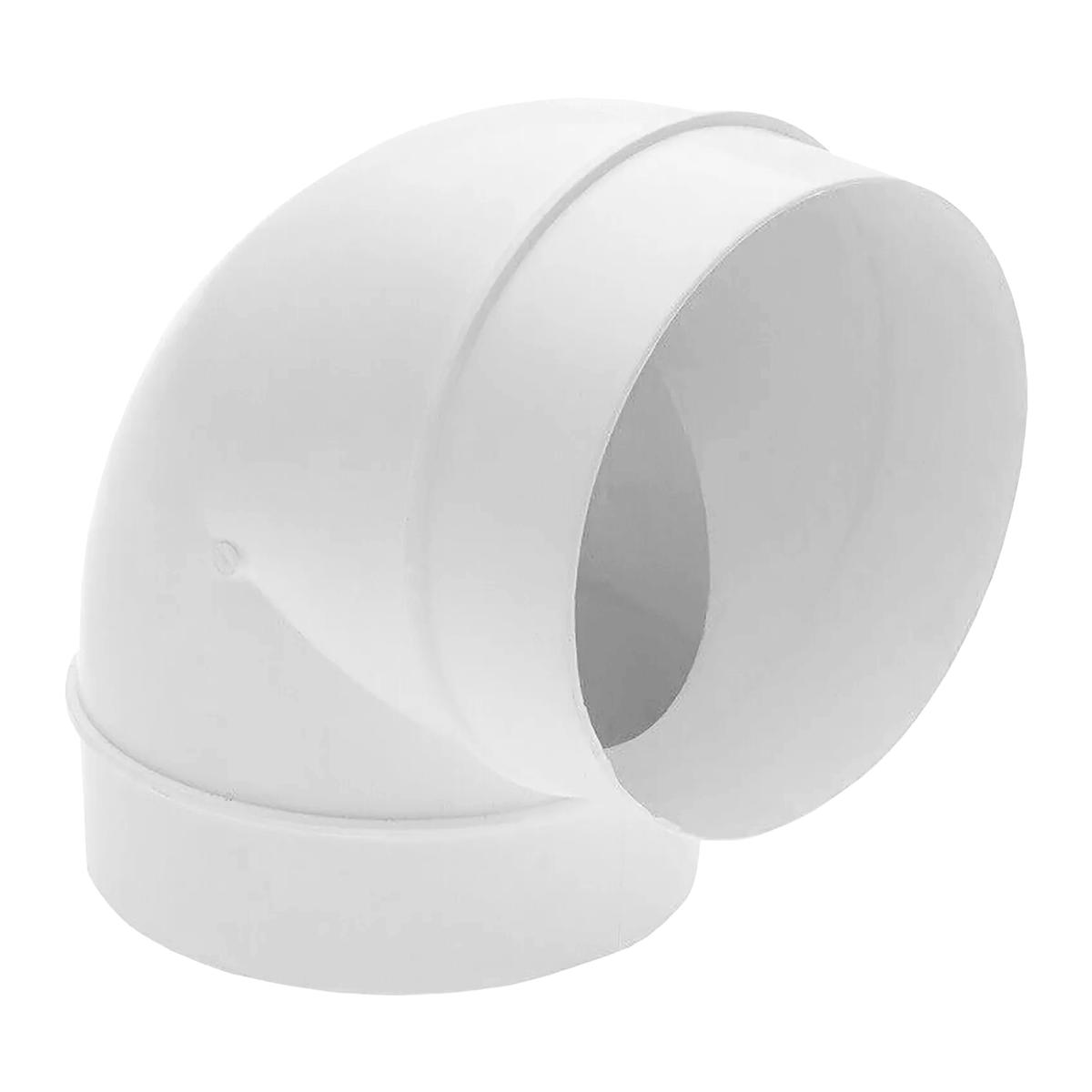 Foto 4 pulgar | Tubo Codo 90° Plastico Ventdepot Mxsc9-005 1  Pieza Blanco