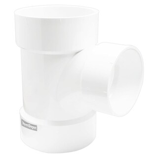Foto 1 | Tee Simple Pvc Conexion Ventdepot Mxtes-005 1 Pieza Blanco