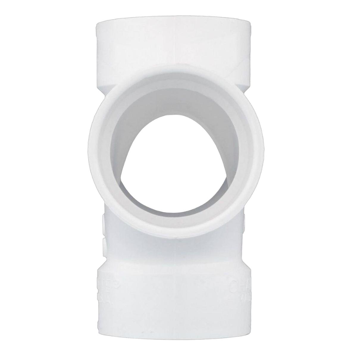 Foto 4 pulgar | Tee Doble Para Uso Sanitario Ventdepot Mxted-004 1  Pieza Blanco