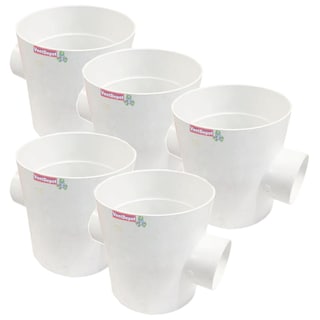 Foto 1 | Sanixtee Doble Ventdepot Ventdepot Mxted-005 5 Piezas Blanco