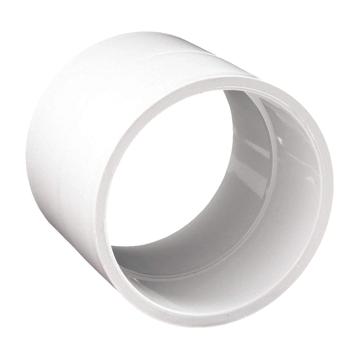 Union De Tubo Pvc Mayoreo Ventdepot Mxcoe-014 10  Piezas Blanco