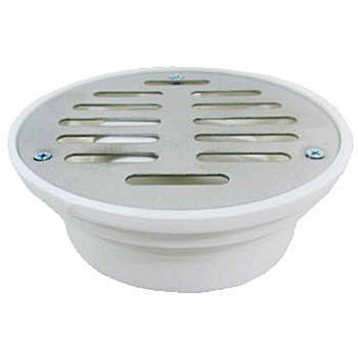 Foto 3 pulgar | Coladera Para Tubo Pvc Ventdepot Mxsxc-001 1  Pieza Blanco