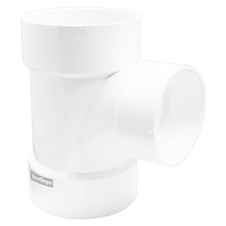 Foto 1 | Conexiones Tee De Pvc O Junta Ventdepot Mxtes-017 1 Pieza Blanco