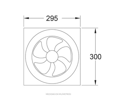 Foto 8 | Extractor de Aire Industrial Estevez 1708(eco) color Blanco 8'' 1708 Muro/Ventana