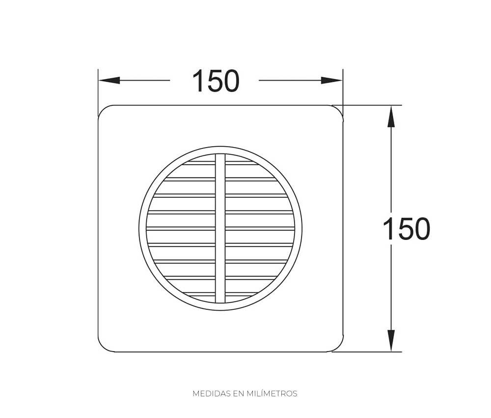 Foto 7 | Extractor de Aire para Baño Estevez 1104(eco) color Blanco 4'' 1104 Muro/Techo