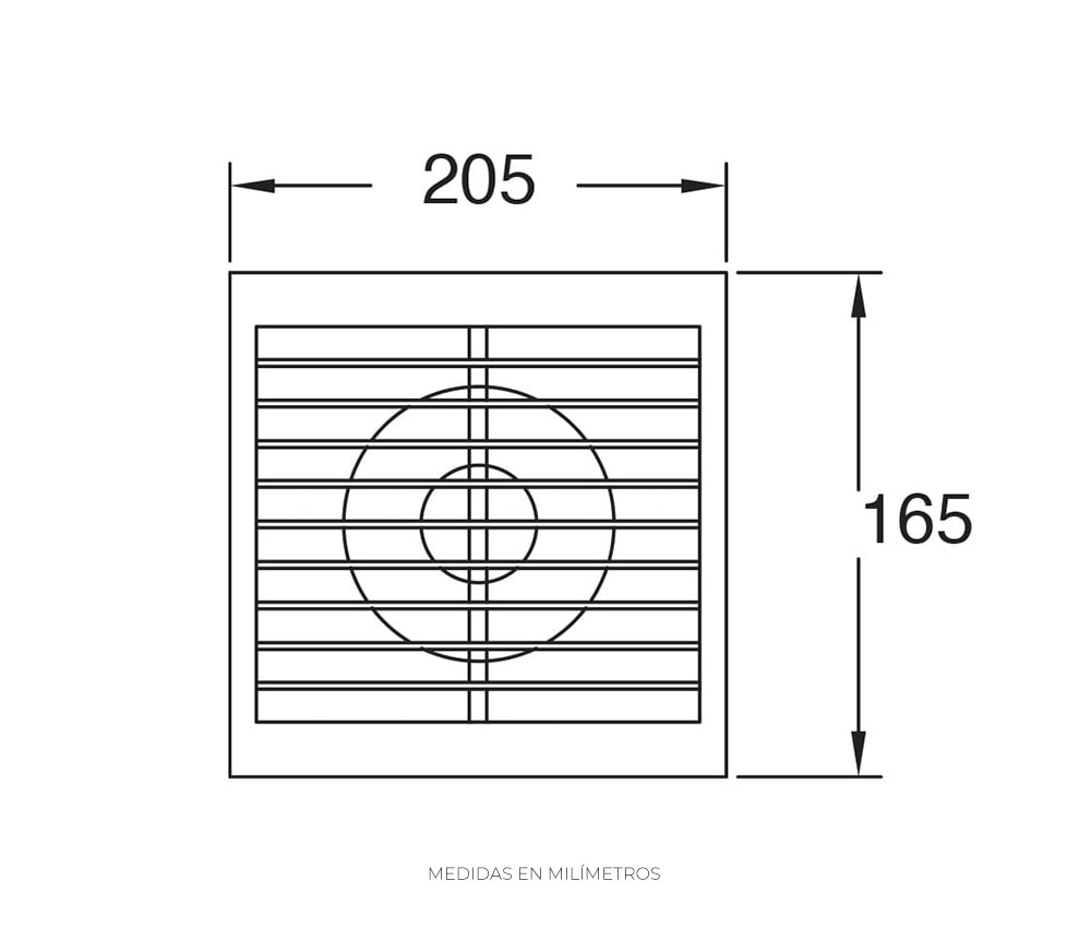 Foto 7 | Extractor de Aire para Baño 6'' Estevez 2506 Muro/Techo