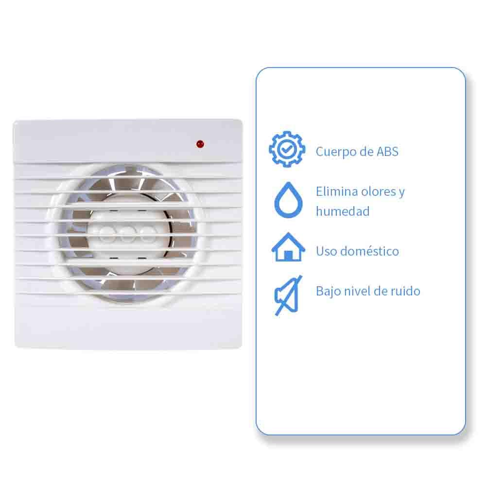 Foto 6 pulgar | Extractor de Aire Iusa color Blanco de 15 W