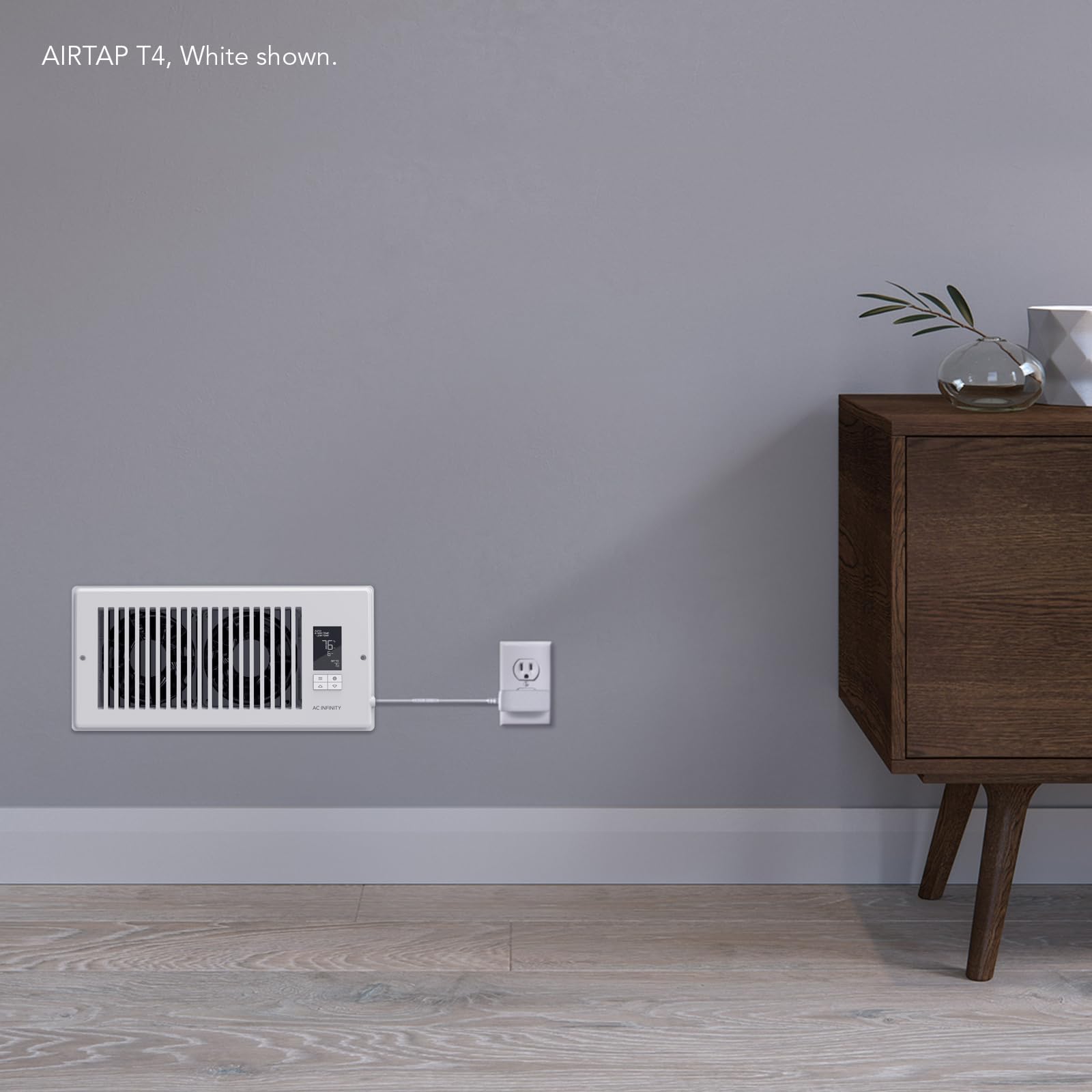 Foto 8 pulgar | Ventilador Register Booster Ac Infinity Airtap T4 Blanco De 4 X 12 Pulgadas - Venta Internacional.