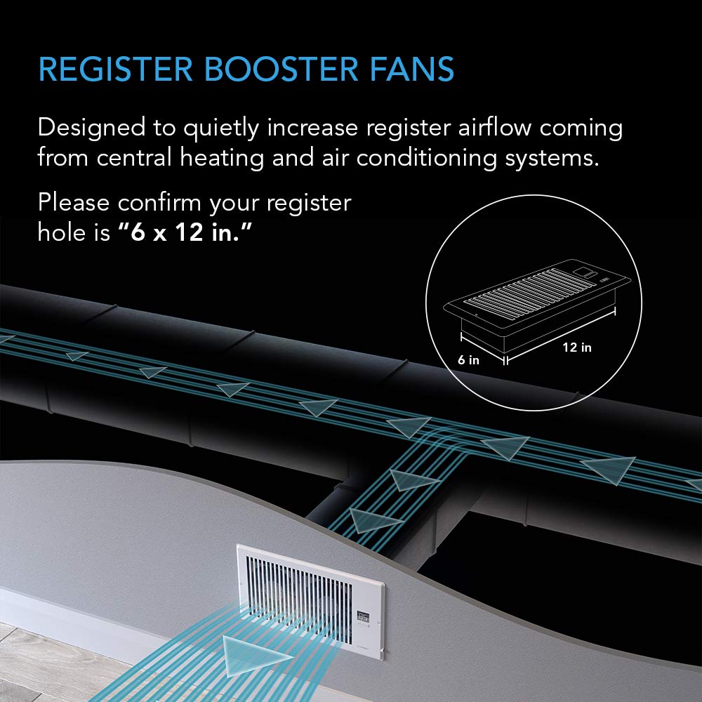 Foto 3 pulgar | Ventilador Register Booster Ac Infinity Airtap T6 Con Termostato - Venta Internacional.