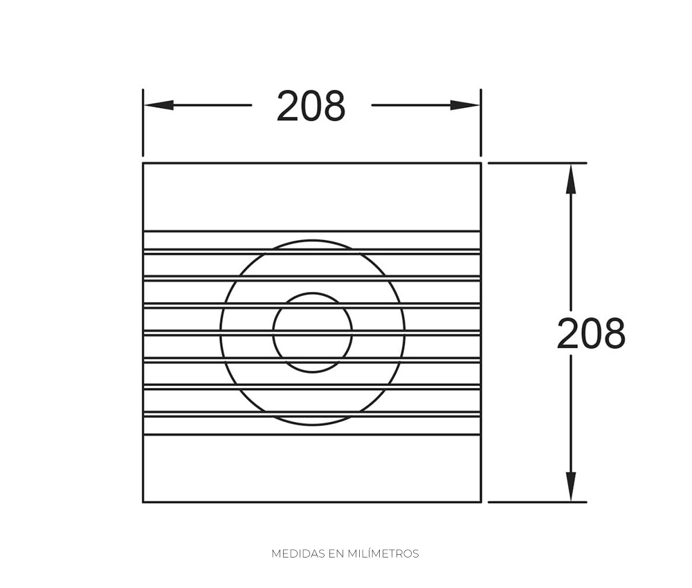 Foto 7 | Estevez Extractor De Aire De 6 Pulgadas Con Reja Antirretorno