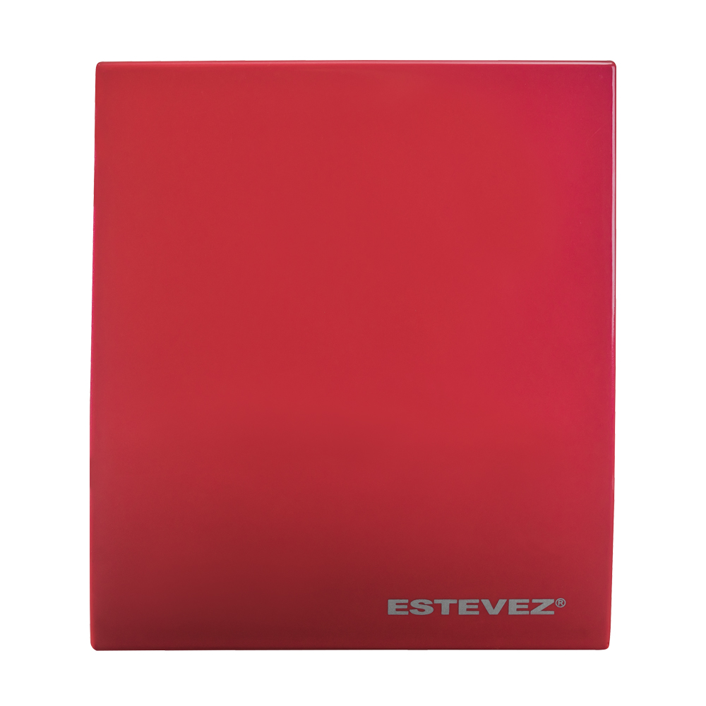 Estevez Extractor De Aire Super Delgado 4 Pulgadas Color Rojo