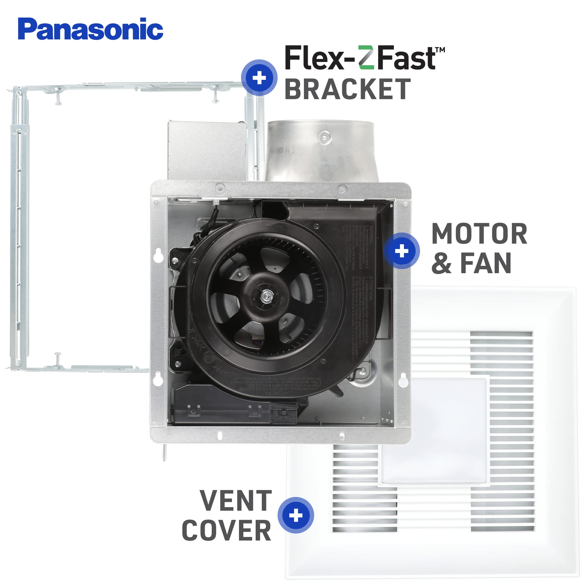Foto 5 pulgar | Ventilador Panasonic Fv-0510vsl1 Whispervalue Dc 50-80-100 Cfm - Venta Internacional.