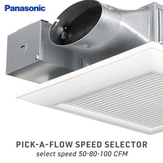 Foto 2 | Ventilador Panasonic Fv-0510vsc1 Whispervalue Dc 50-80-100 Cfm - Venta Internacional.