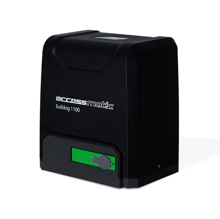 Motor Corredizo Bulldog1100 para Puertas de 1,100 kg con Cremallera de 4m y Pernos