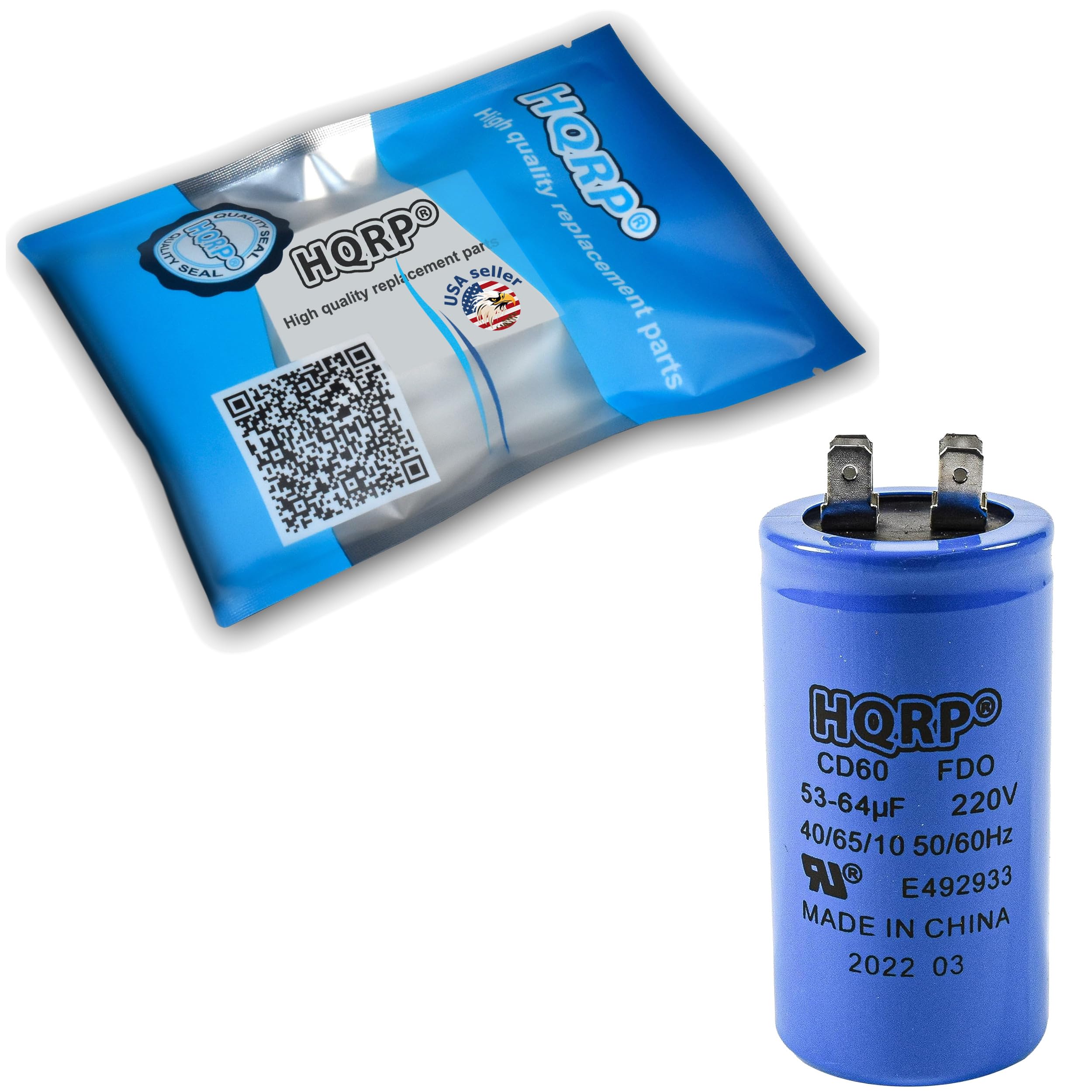Foto 4 pulgar | Condensador De Arranque Hqrp 53-64μf 220v Para Motor Eléctrico Ac - Venta Internacional.