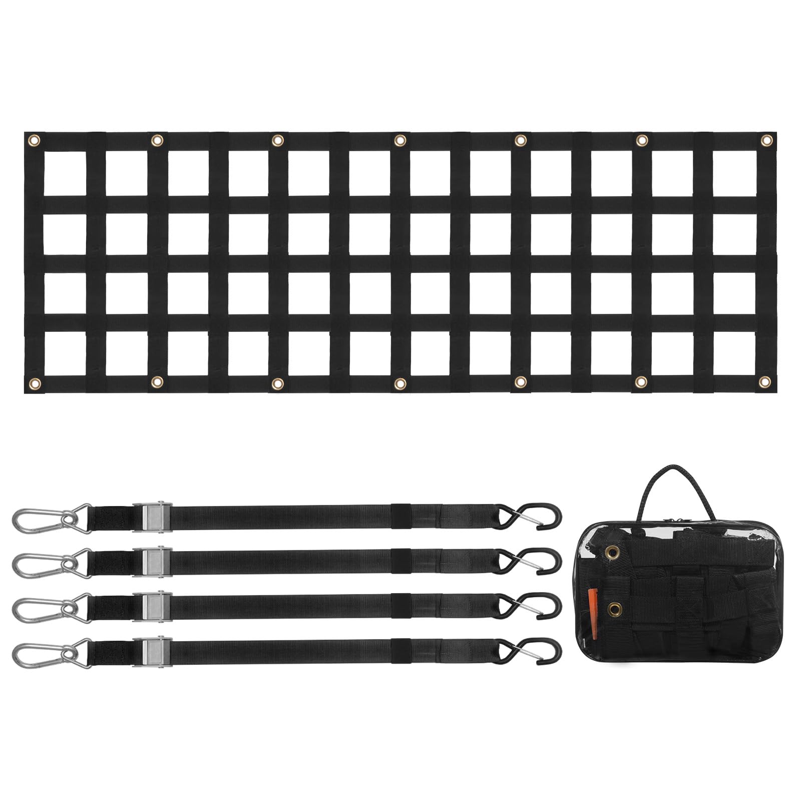 Foto 2 pulgar | Extensor De Plataforma Para Camión Tailgate Net Vevor, 60 X 45 Cm, Con Correas - Venta Internacional.