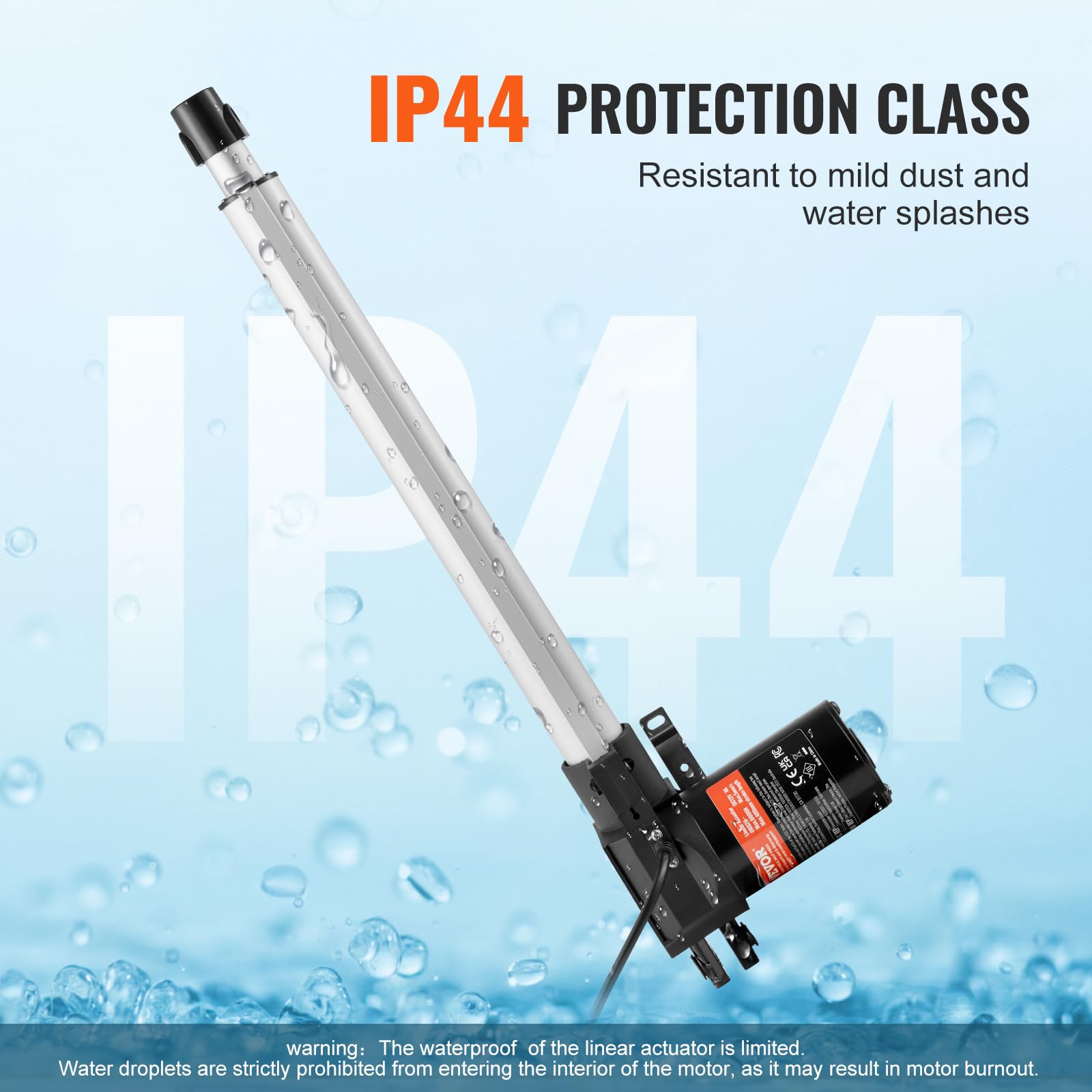 Foto 5 pulgar | Actuador Lineal Vevor 12v 6000n 350mm Con Soporte De Montaje Ip44 - Venta Internacional.