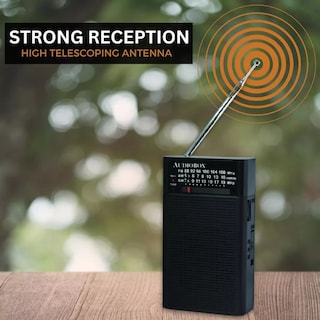 Foto 3 | Radio Retro Inalambrico Am Pilas Alcance Auricular Audibox