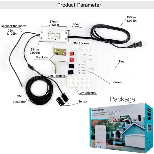 Foto 4 pulgar | Control  Para Portón Eléctrico Inteligente  Alta Seguridad Wifi Conexión Smartphone
