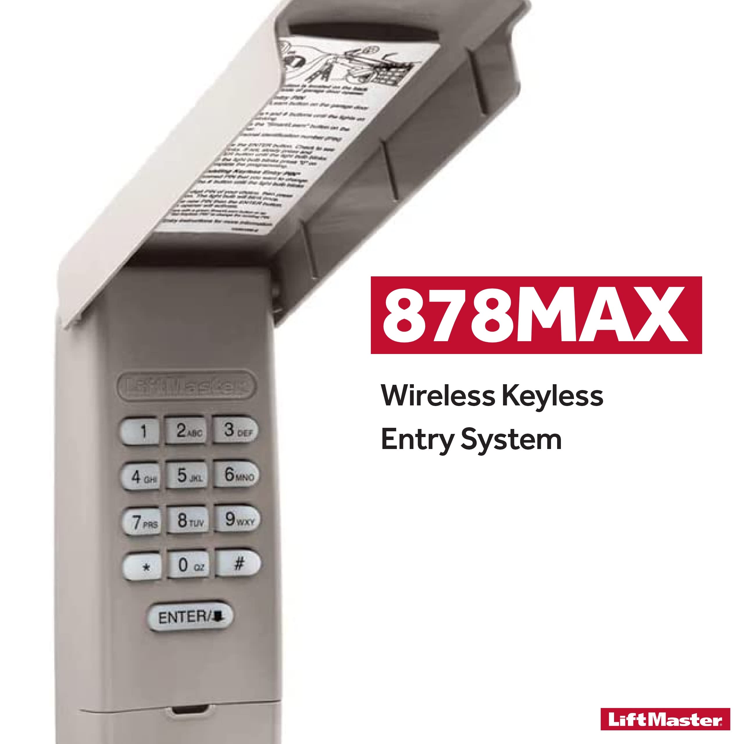 Foto 3 pulgar | Sistema De Entrada Inalámbrico Liftmaster 878max Con Teclado Para Puerta De Garaje - Venta Internacional.