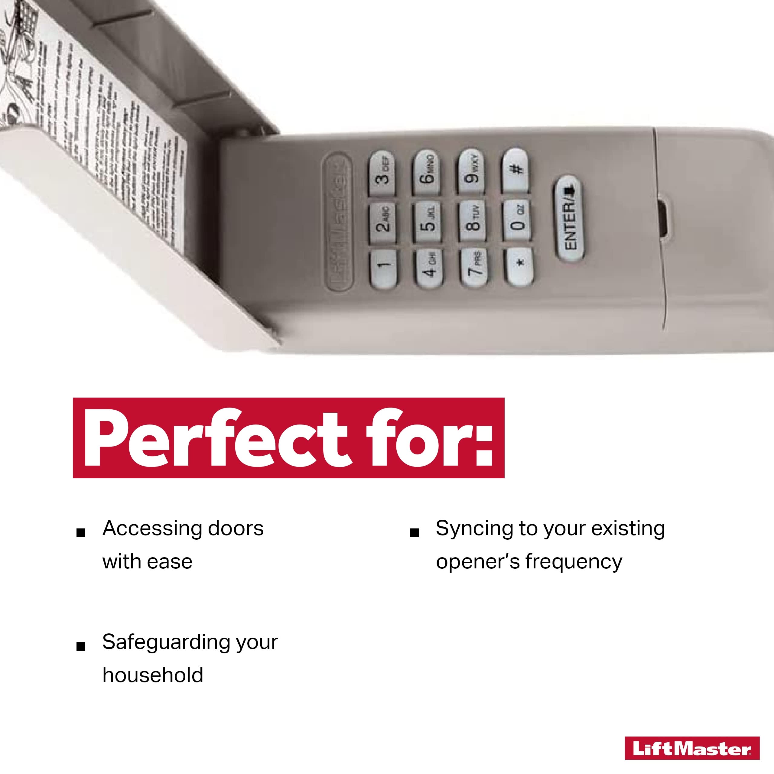 Foto 7 pulgar | Sistema De Entrada Inalámbrico Liftmaster 878max Con Teclado Para Puerta De Garaje - Venta Internacional.