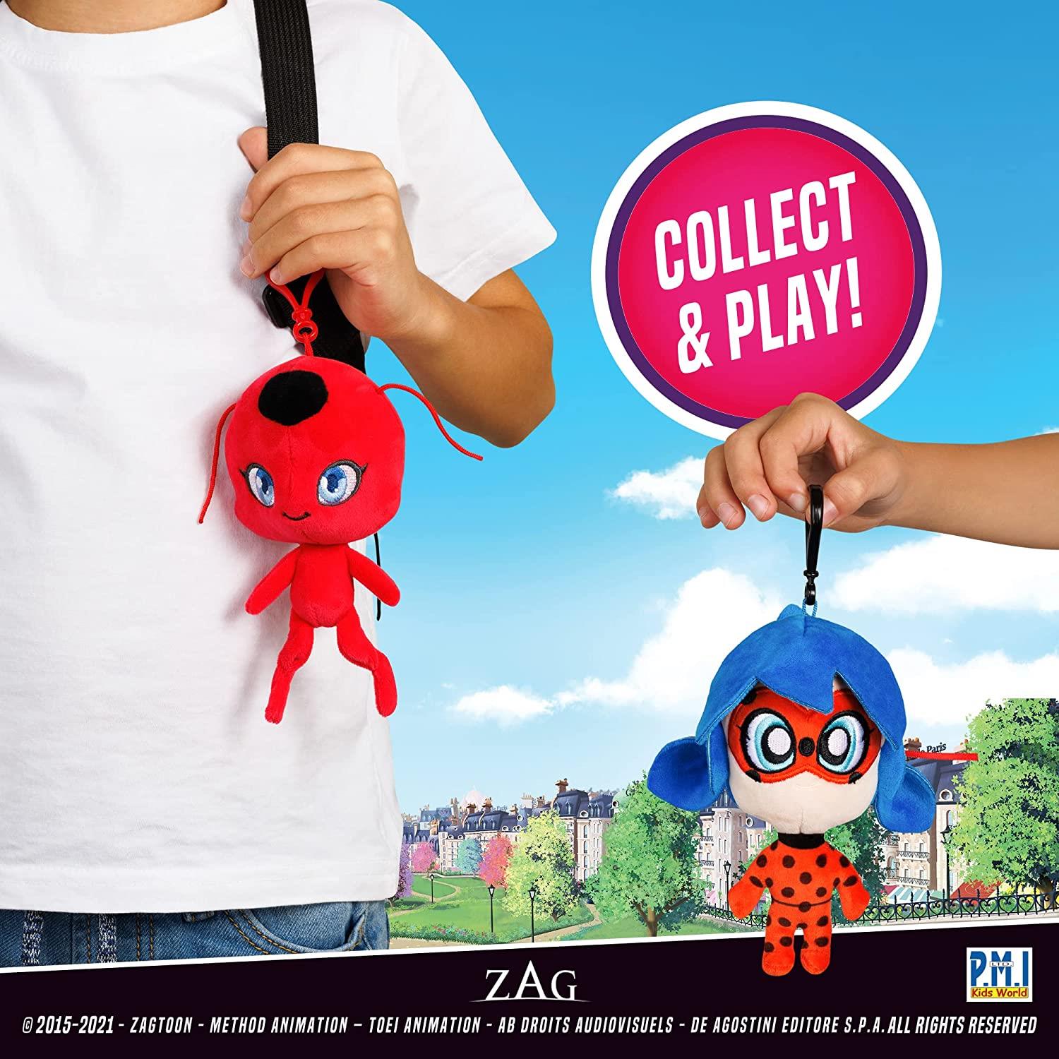 Foto 4 pulgar | Venta Internacional- Llaveros Miraculous Ladybug & Tikki Peluche Clip-On