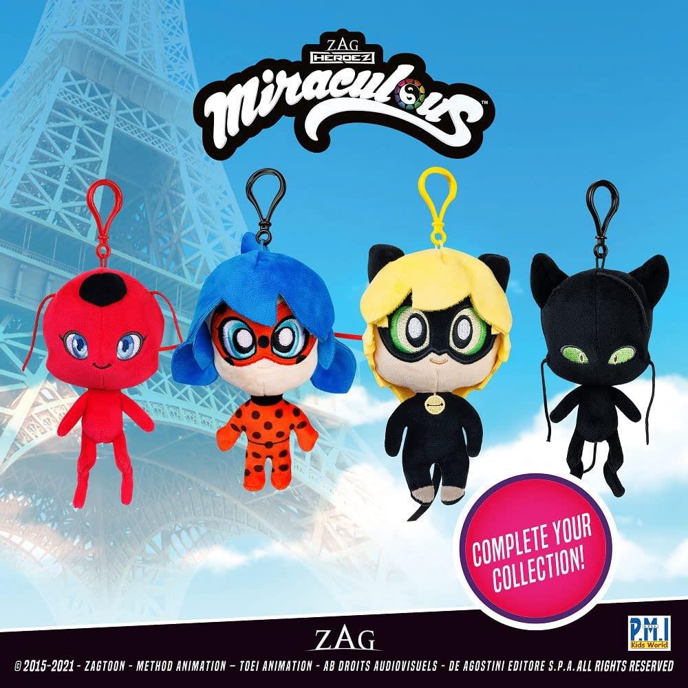 Foto 5 | Venta Internacional- Llaveros Miraculous Ladybug & Tikki Peluche Clip-On