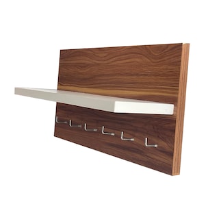 Foto 3 | Porta llaves Organizador De Pared Mdf Moderno Perchero Color Madera