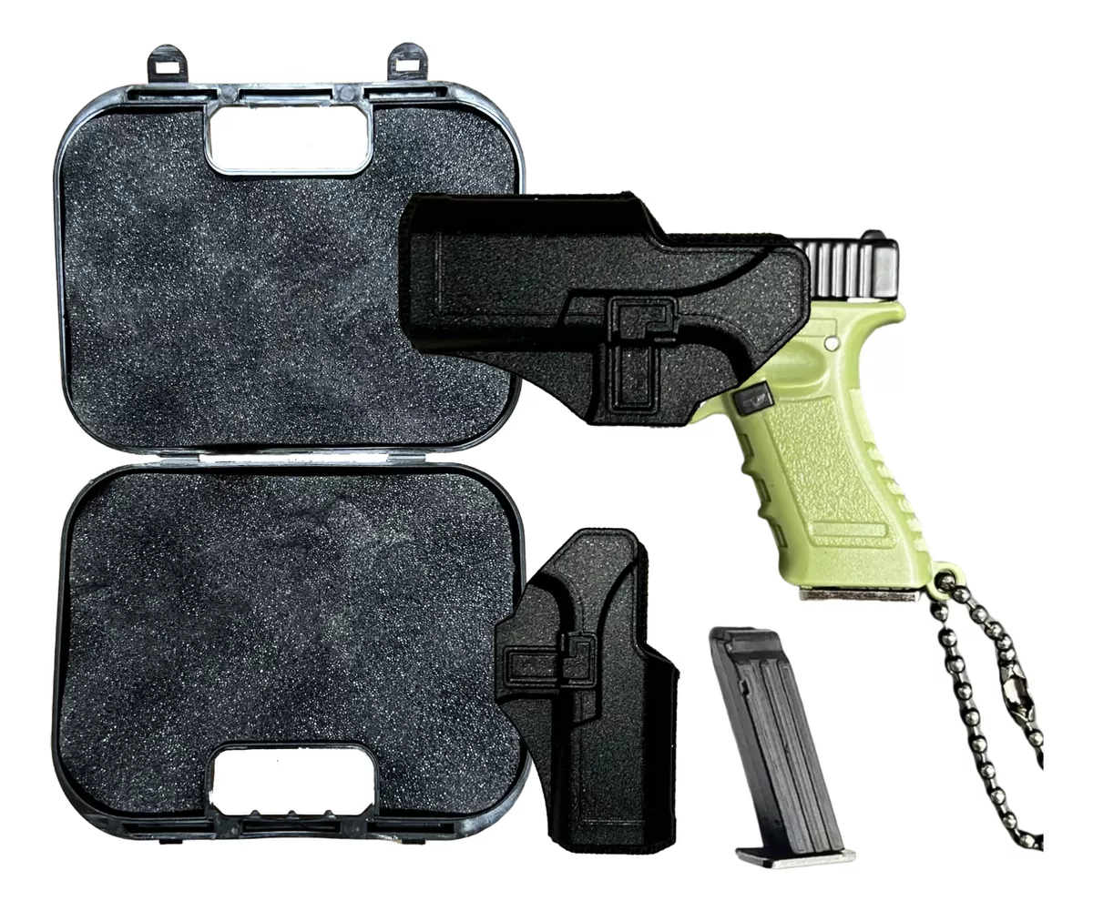 Foto 2 pulgar | Llaveros De Moda Armas De Fuego Pistola Replica Glock Verde