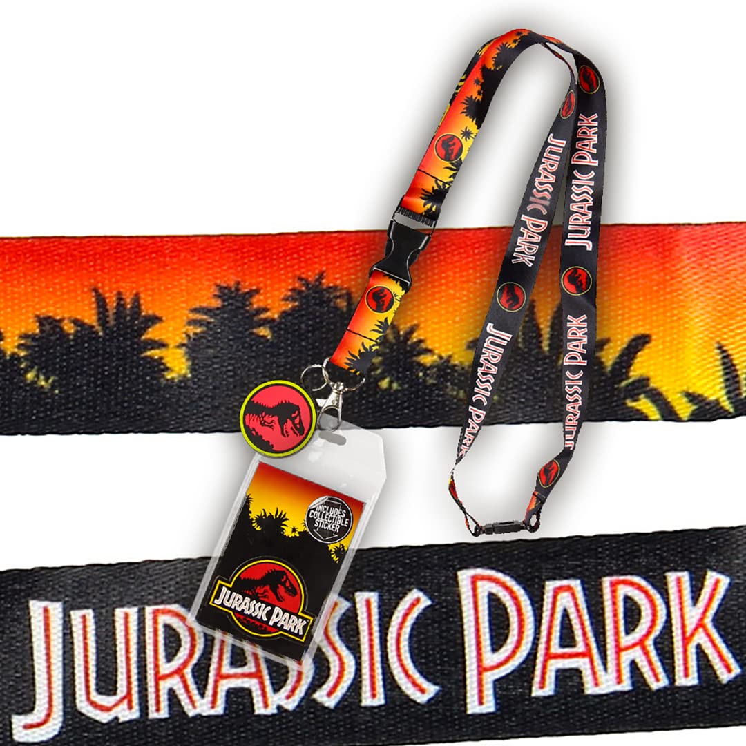 Foto 4 | Llavero Con Cordón Para Identificación Con El Logotipo De Parque Jurásico Bioworld - Venta Internacional.