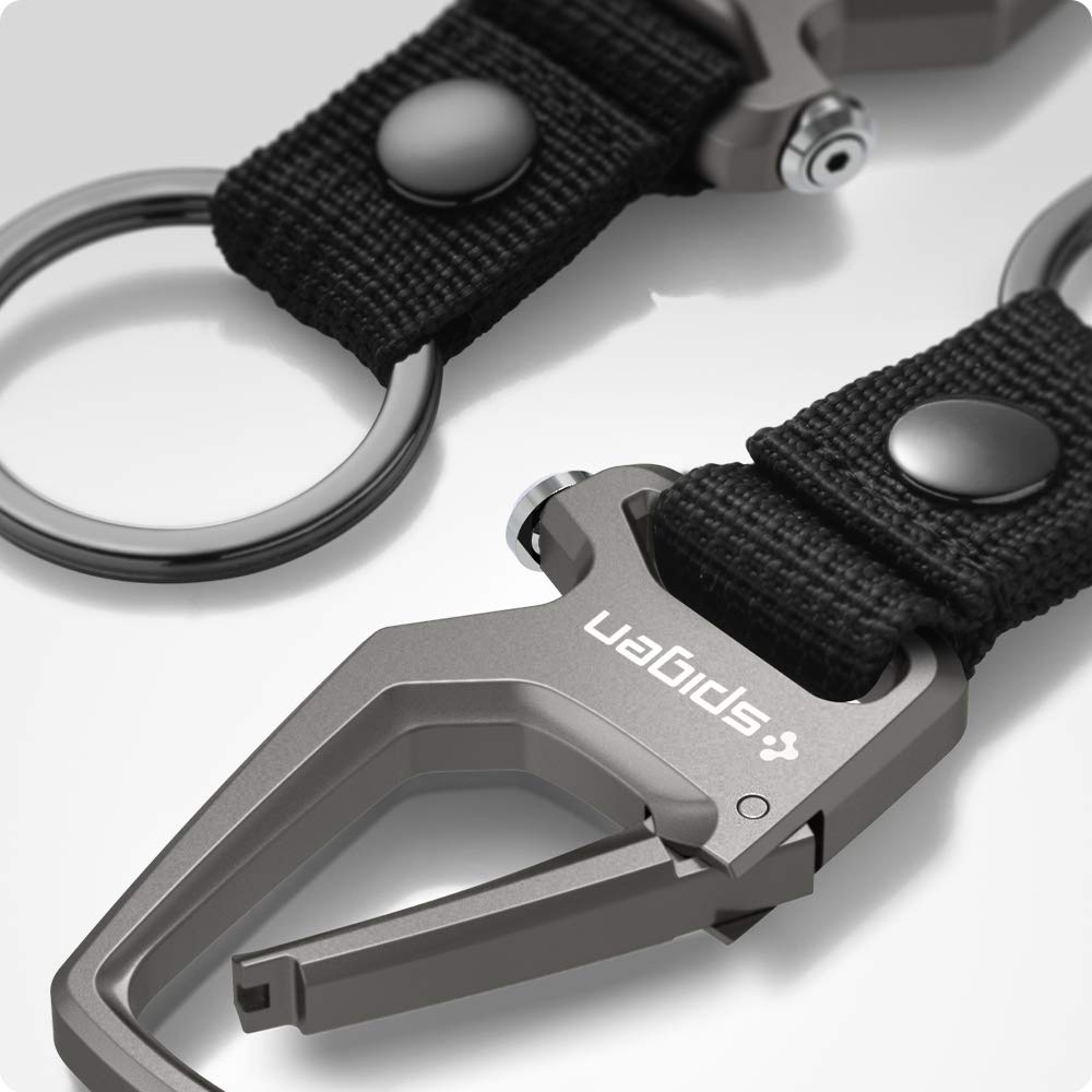 Foto 8 pulgar | Llavero Con Mosquetón Spigen Life Gunmetal Para Hombre Y Mujer - Venta Internacional.