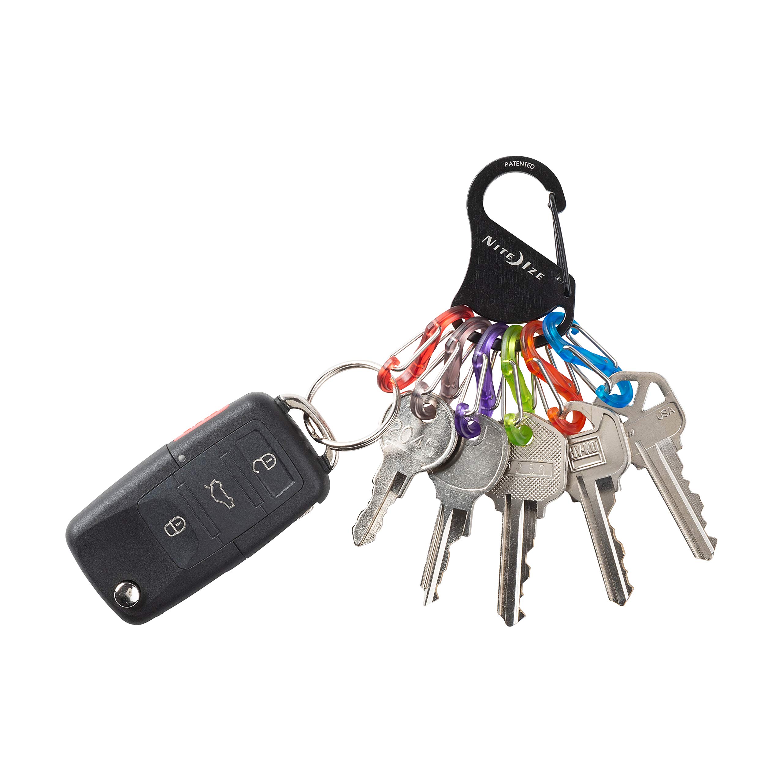 Foto 4 pulgar | Organizador De Mosquetones Para Llaves, Tamaño De Una Noche, Llavero En Forma De S, De Acero - Venta Internacional.