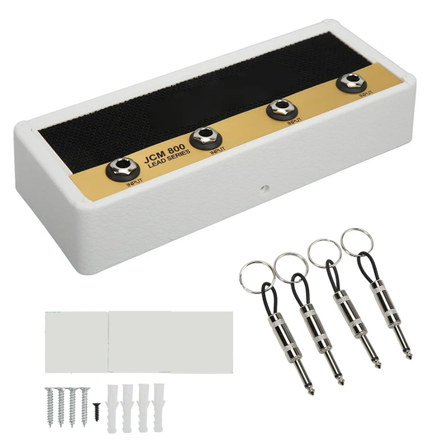 Organizador Xtellar Metal  De Pared Llavero Rack Con 4 Tapones
