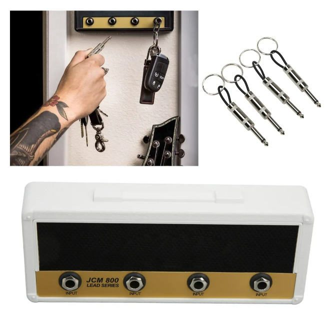 Foto 3 pulgar | Organizador Xtellar Metal  De Pared Llavero Rack Con 4 Tapones
